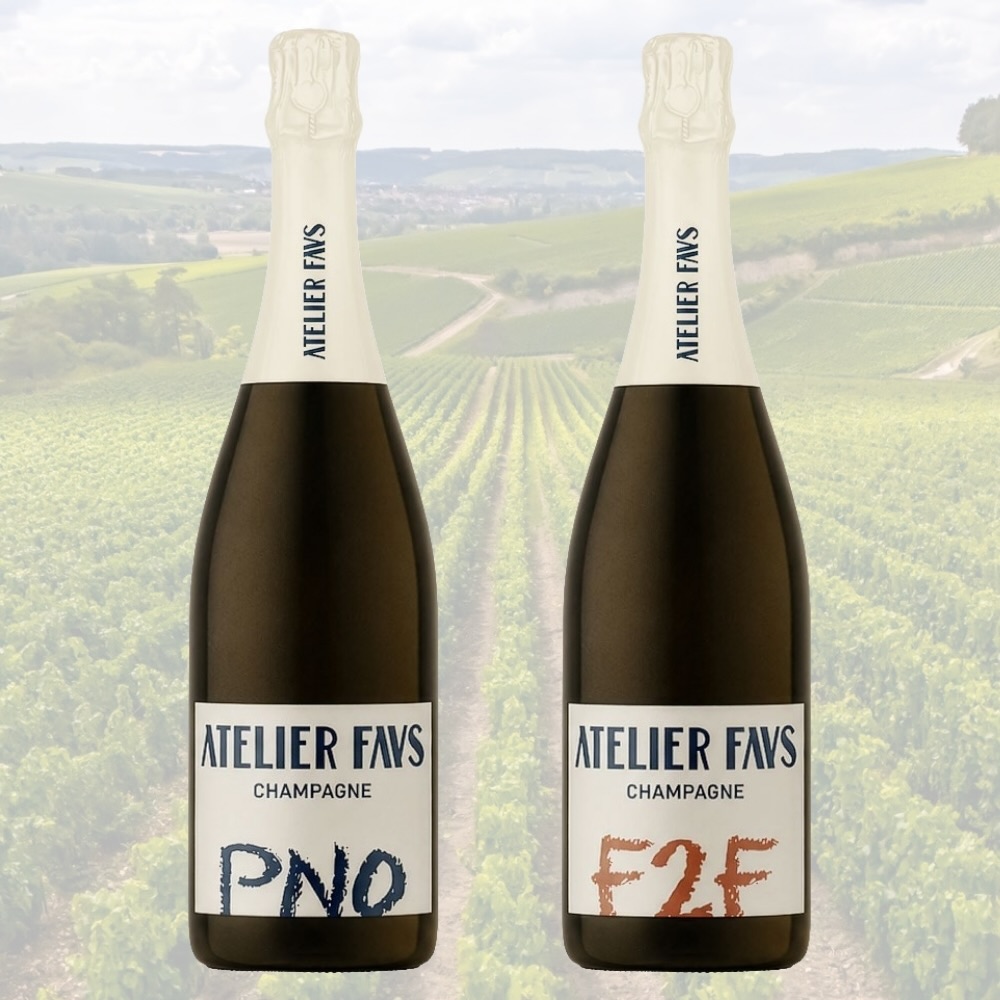 bouteilles PNO et F2F de l'Atelier Fays